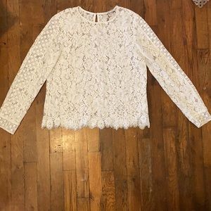 Club Monaco lace detail shirt